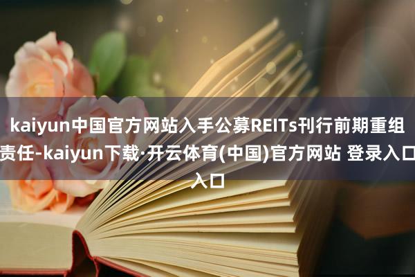 kaiyun中国官方网站入手公募REITs刊行前期重组责任-kaiyun下载·开云体育(中国)官方网站 登录入口